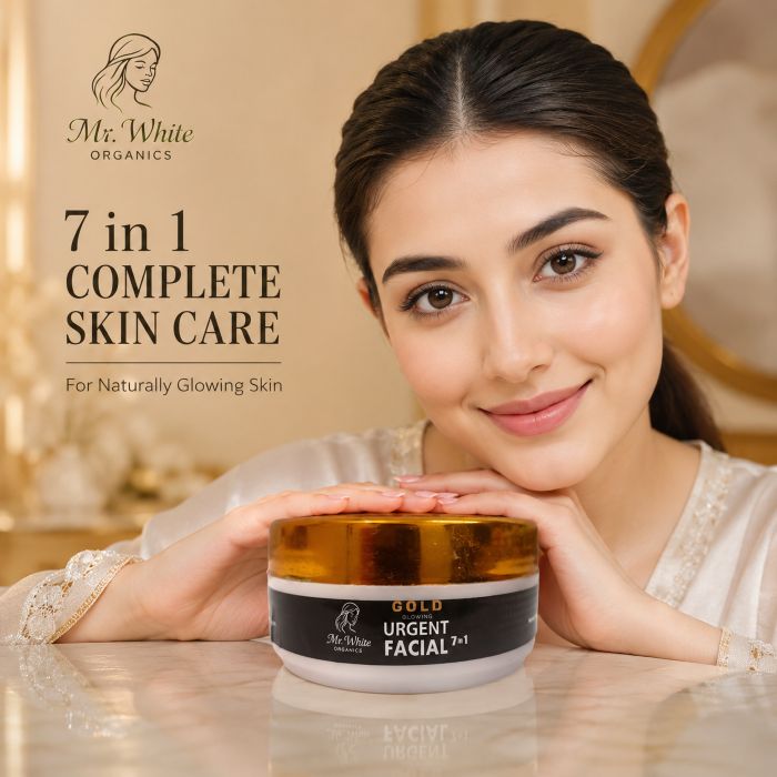 Mr White organic facial
